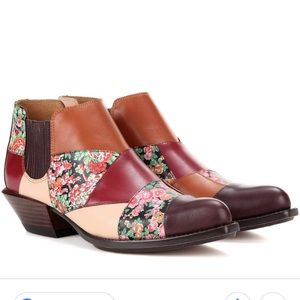 Coach 1941 patchwork floral bandit boots 6.5
